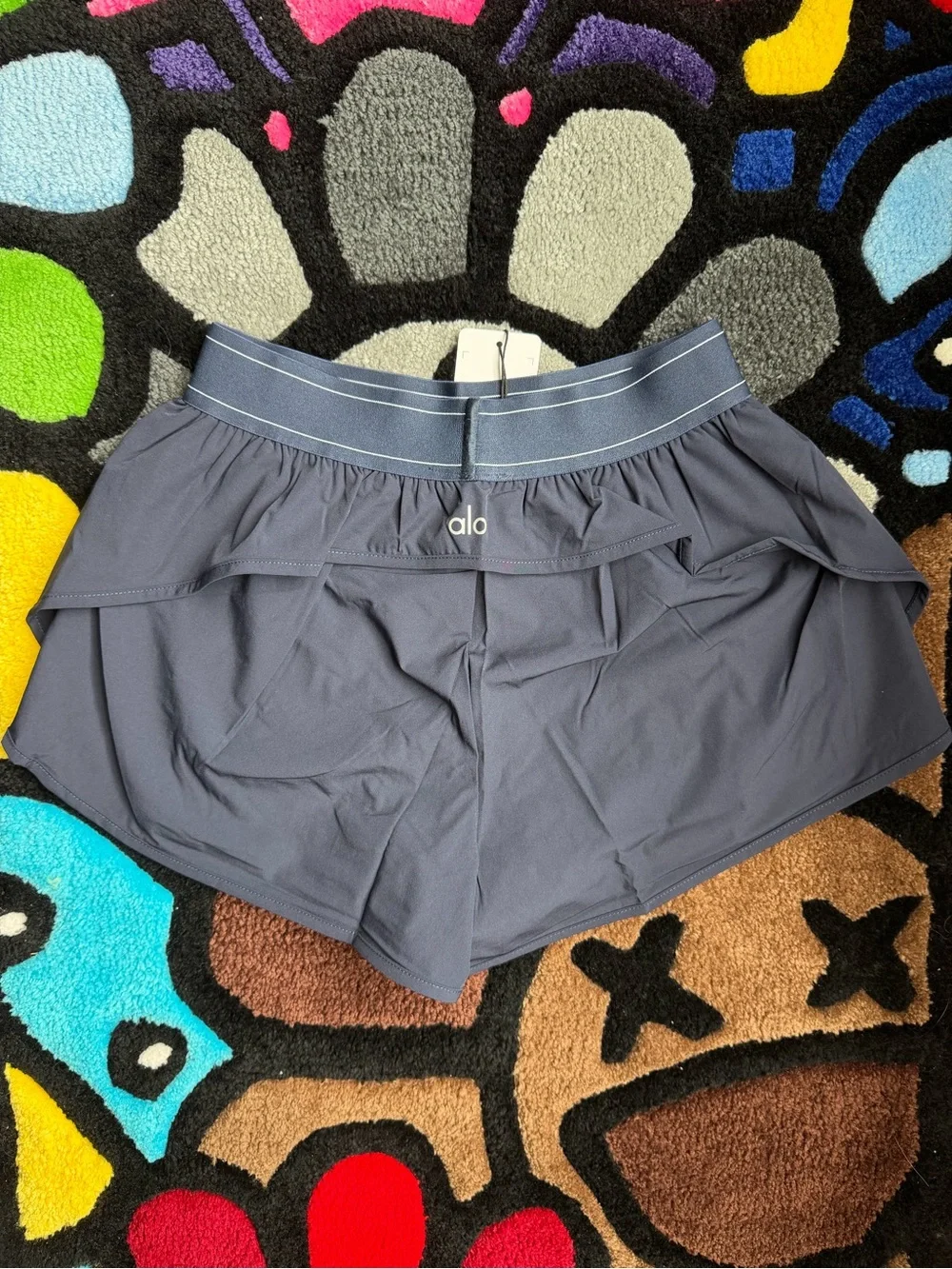 Alo Match Point Shorts Navy